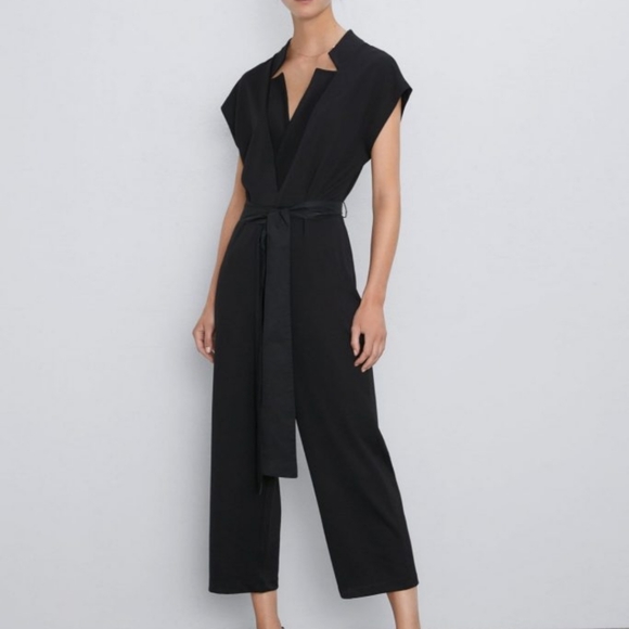 Zara Pants - Zara jumpsuit with tie NWOT